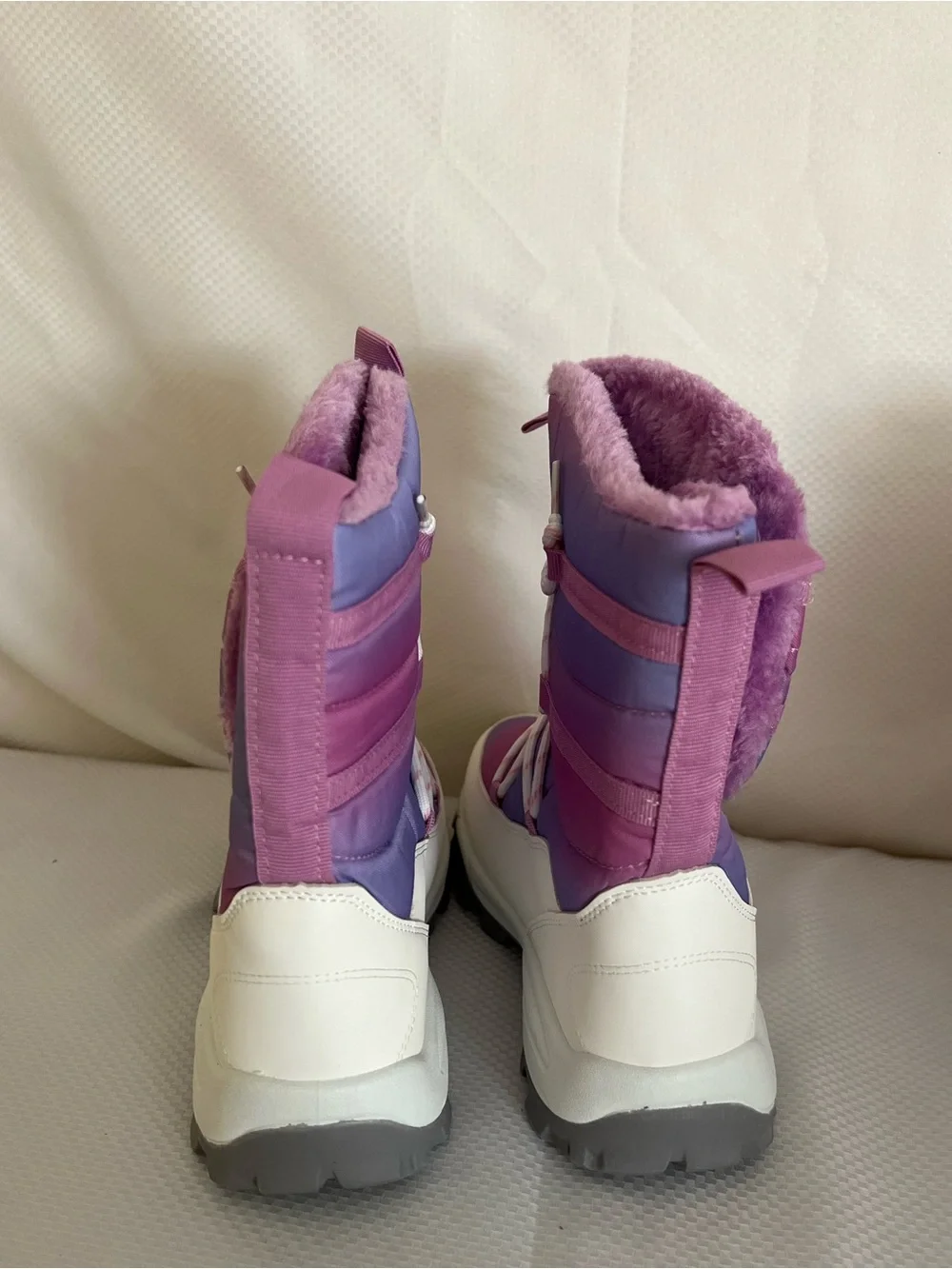 NEW Blikcon Girls Snow Boots Water-Resistant Slip Resistant Warm Winter Shoes